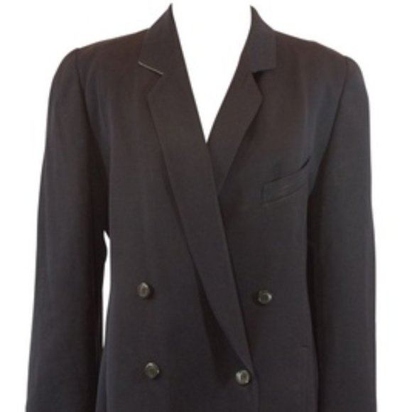 Vintage Gucci Black Wool Blazer